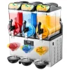 Slushmaskiner-Slushmaskin för Kommersiellt bruk, 15Lx3 Tankar, Margarita och Smoothie Frysdryckesmaskin