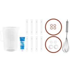 Slushmaskiner-Slushmaskin 8L / 2,1 Gal dubbelskål kommersiell för slush, margarita, smoothie och frysta drycker.