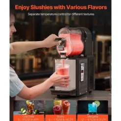 Slushmaskiner-Slushy Maskin 3L för Margarita, Smoothies, Frysta Drycker, catering, evenemang, effektiv och användarvänlig