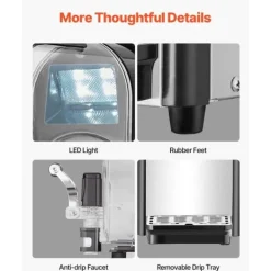 Slushmaskiner-Slushy Maskin 3L för Margarita, Smoothies, Frysta Drycker, catering, evenemang, effektiv och användarvänlig