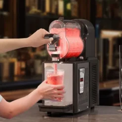 Slushmaskiner-Slushy Maskin 3L för Margarita, Smoothies, Frysta Drycker, catering, evenemang, effektiv och användarvänlig