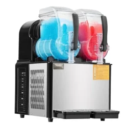 Slushmaskiner-Slushy Maskin 4Lx2, Margarita & Smoothie, Frysta Drycker, Perfekt för Fester, Hög Kvalitet, Enkel Användning, Snabb och Effektiv