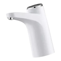 Vattenkylare-Smart elektrisk vattenflaskpump Trådlös automatisk dricksvattenautomat Vit