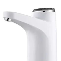 Vattenkylare-Smart elektrisk vattenflaskpump Trådlös automatisk dricksvattenautomat Vit