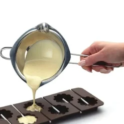 Maskiner För Chokladtemperering-Smältskål för smältning av ljus, vax, paraffin, choklad i ett vattenbad