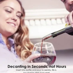 Vinluftare-Snabbluftande Vin Häll Karaff Fast Aerating Wine Pourer Decanter