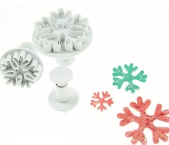 Kakformar-SNÖFLINGOR modell 2 kolvskärare