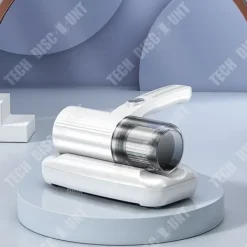 Handdammsugare-Sängdammsugare - TECH DISCOUNT - TD® - Mot kvalster - UV-stekning - Lätt och effektiv