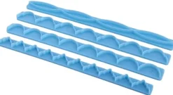 Utrustning För Tårtdekoration-Sockerpasteformar FRILLS 4 st utsticksformar