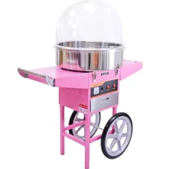 Maskiner För Spunnet Socker-Sockervaddsmaskin med Vagn och Skyddskåpa | MonsterShop