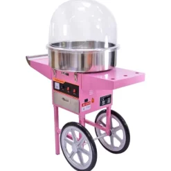 Maskiner För Spunnet Socker-Sockervaddsmaskin med Vagn och Skyddskåpa | MonsterShop