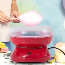 Maskiner För Spunnet Socker-Sockervaddsmaskin modell 1, röd – för godsaker på fest & event