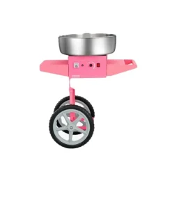 Sockervaddsmaskin, 1000W Effekt, Skål i Rostfritt Stål,Rosa