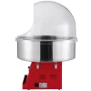 Sockervaddsmaskin, 1000W, 51.8x51.8x41.5 cm, Röd, Skål i rostfritt stål