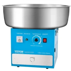 Sockervaddsmaskin, 52x52x44,7 cm, Blå, Rostfritt stål