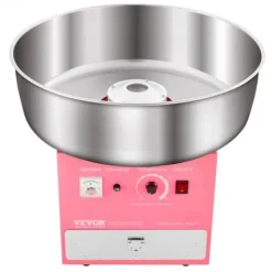 Sockervaddsmaskin, 52x52x44,7 cm, Rosa, Rostfritt stål