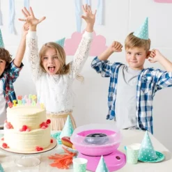 Sockervaddsmaskin, 27x26x18 cm, Rosa