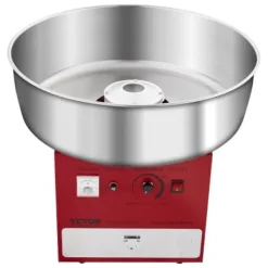 Sockervaddsmaskin, 52x52x44.7 cm, Röd, Rostfritt stål