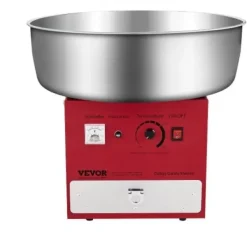 Sockervaddsmaskin, 52x52x44.7 cm, Röd, Rostfritt stål