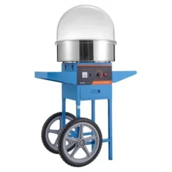 Sockervaddsmaskin, 518x820x1000 mm, Blå, Rostfritt stål