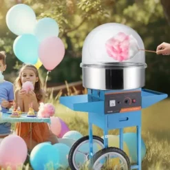 Sockervaddsmaskin, 518x820x1000 mm, Blå, Rostfritt stål