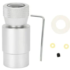 Soda CO2 Adapter Ventilkopplingssats ASA 1/4BSPP-TR21-4 Fyllningstillbehör Silver
