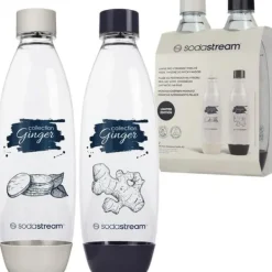 Sodastream Kolsyremaskin-Sodaflaskor - - Fuse - 2x1L - Värmeresistenta - BPA-fria