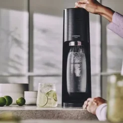 Sodastream Sodamaskin - - Terra - Svart - 2 flaskor - 60 L