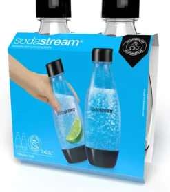 Sodastream DWS Fuse dricksflaska, svart, 2 st