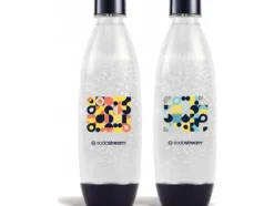 Sodastream Kolsyremaskin-Fuse Bubble Mosaic 2 x 1 L blå