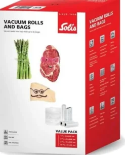 Vakuumförpackare-SOLIS Value Pack vakuumrullar och påsar för vakuumförslutare