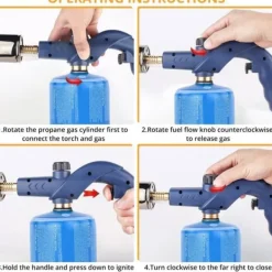 Gasbrännare-Sondiko S-pro Matlagningsbrännare - Kraftfull Svetsbrännare för Grillning