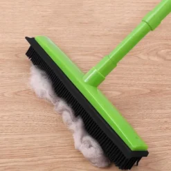 Rengöringsutrustning-Sopborste i Gummi med Teleskopskaft