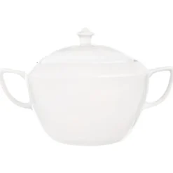 Serveringsfat & Skålar-Soppterrin i porslin med lock 3,5 l