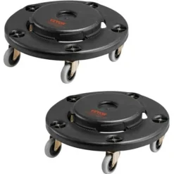 Soptunnedolly, 45,5x15,5 cm, Svart, Extra robust