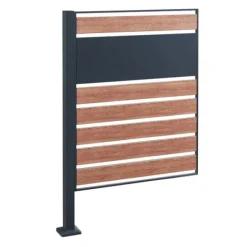 [en.casa] Soptunnesskydd Uusikaupunki 120x83x11 cm trämönster