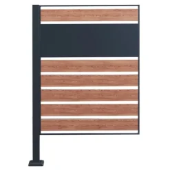 [en.casa] Soptunnesskydd Uusikaupunki 120x83x11 cm trämönster