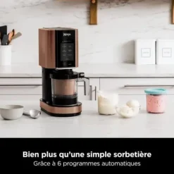 Sorbetmaskin - NINJA - CREAMi - 800 Watt - 1,4 L - 7 Program - Svart/Koppar