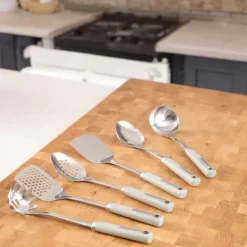 Spaghettiklämmare i rostfritt stål med soft-touch-handtag Laura Ashley - Salviablad - av Pendeford