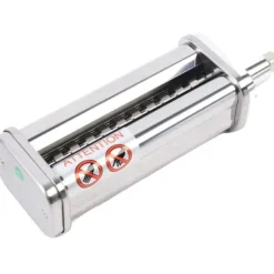 Pastamaskiner-Spaghettikutter, 430 rostfritt stål, 5,51 tum rulle, 8 tjockleksinställningar, lämplig för flera pastatyper, handtvätt rekommenderas