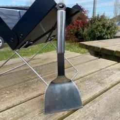 Spatel - Inox - Ergonomisk - Värmeresistent - Lätt att rengöra - Robust konstruktion