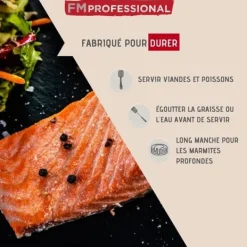 Spatel i rostfritt stål - FMprofessional - 50 x 50 x 20 cm - Silver - Kök - Rostfritt stål