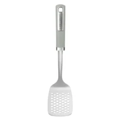 Spatel med skåror i rostfritt stål med soft-touch-handtag Laura Ashley - Salvia blad av Pendeford