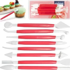 Utrustning För Tårtdekoration-Spatlar för tårtdekoration, 8 st.