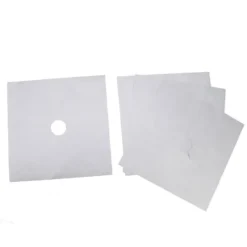 Spisbrännarskyddset - Non Stick gasspis Skyddsdynor - 4 delar, Silver, 27x27cm