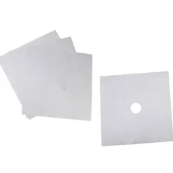 Spisbrännarskyddset - Non Stick gasspis Skyddsdynor - 4 delar, Silver, 27x27cm