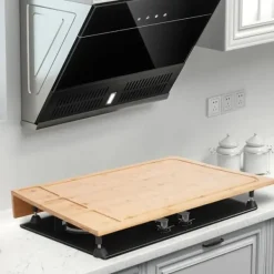 Skärbrädor-Spishäll Täckplatta - Skärbräda - Bambu - Rektangulär - 75 × 54 × 10 cm - Lila