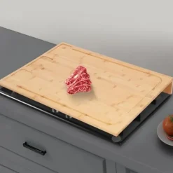 Skärbrädor-Spishäll Täckplatta - Skärbräda - Bambu - Rektangulär - 75 × 54 × 10 cm - Lila