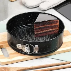 Bakning-Springform kakform med granitöverdrag, rund, 24cm, VILDE 279016