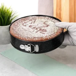 Bakning-Springform kakform med granitöverdrag, rund, 24cm, VILDE 279016